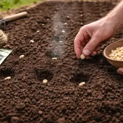 Siew nasion ogórków gruntowych. Czas oczekiwania na pierwsze plony zależy od odmiany i warunków, ale warto wiedzieć, jak długo rosną ogórki gruntowe.
