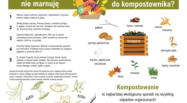 Jak zrobić kompostownik: wybierz miejsce, układaj warstwy suche i mokre, zapewnij wilgoć i napowietrzenie. Kompostowanie to ekologiczny recykling odpadów.
